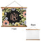 Boho Floral Wall Hanging Tapestry - Landscape - APPROVAL