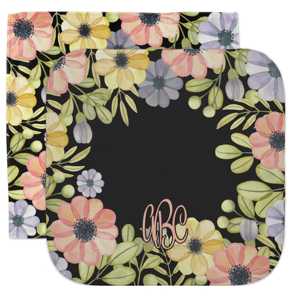 Custom Boho Floral Facecloth / Wash Cloth (Personalized)