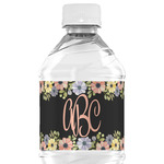 Boho Floral Water Bottle Labels - Custom Sized (Personalized)