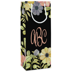 Boho Floral Wine Gift Bags (Personalized)