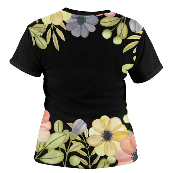 Boho Floral Women's T-shirt Back