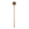 Boho Floral Wooden 6" Stir Stick - Round - Single Stick