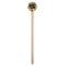Boho Floral Wooden 7.5" Stir Stick - Round - Single Stick