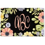 Boho Floral Woven Mat (Personalized)
