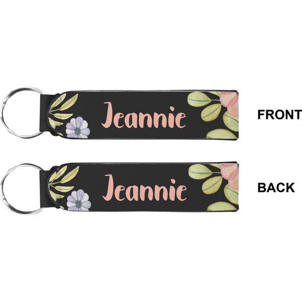 Boho Floral Wristlet (Front + Back)