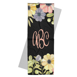 Boho Floral Yoga Mat Towel (Personalized)