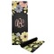 Boho Floral Yoga Mat with Black Rubber Back Full Print View