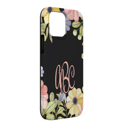 Boho Floral iPhone Case - Rubber Lined - iPhone 13 Pro Max (Personalized)