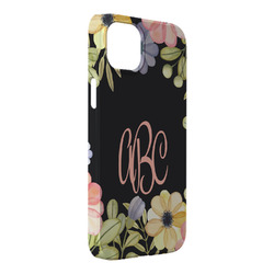 Boho Floral iPhone Case - Plastic - iPhone 14 Plus (Personalized)