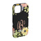 Boho Floral iPhone 15 Pro Tough Case - Angle
