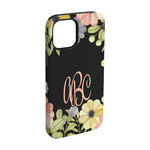 Boho Floral iPhone Case - Rubber Lined - iPhone 15 (Personalized)