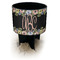 Boho Floral Black Beach Spiker Drink Holder (Personalized)
