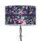 Chinoiserie 12" Drum Lampshade - ON STAND (Poly Film)