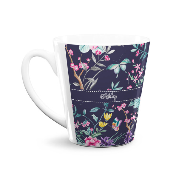 Chinoiserie 12 Oz Latte Mug - Front