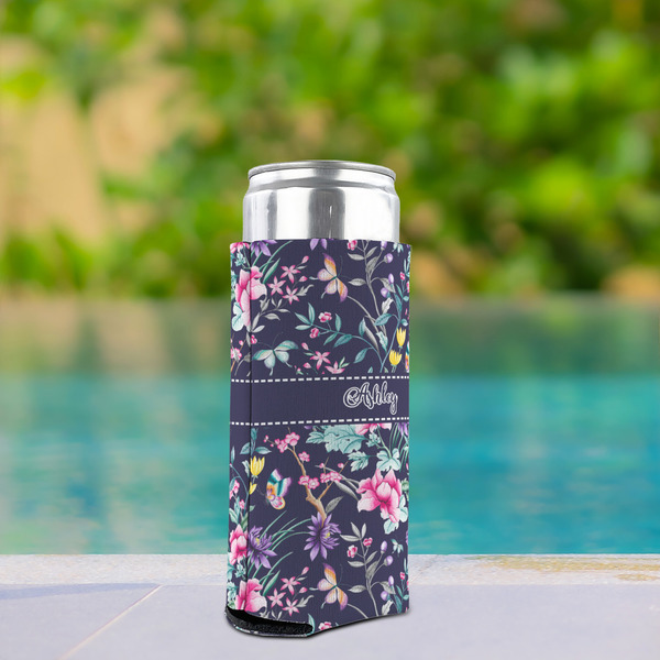 Chinoiserie Can Cooler - Tall 12oz - In Context