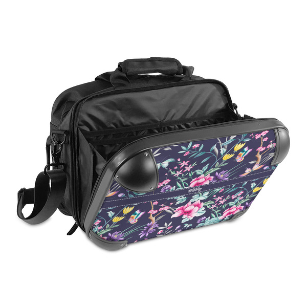 Chinoiserie 15" Hard Shell Briefcase - Open