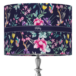 Chinoiserie 16" Drum Lamp Shade - Fabric (Personalized)