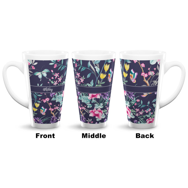 Chinoiserie 16 Oz Latte Mug - Approval