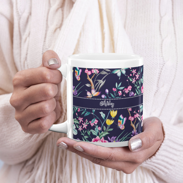 Chinoiserie 20oz Coffee Mug - LIFESTYLE