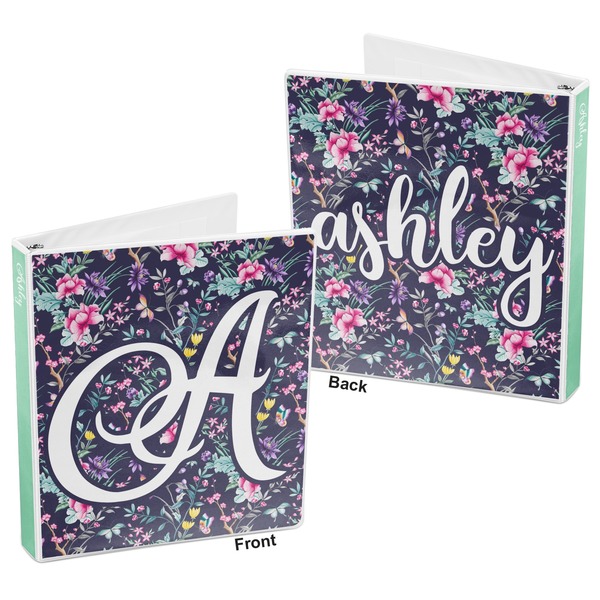 Chinoiserie 3-Ring Binder Front and Back