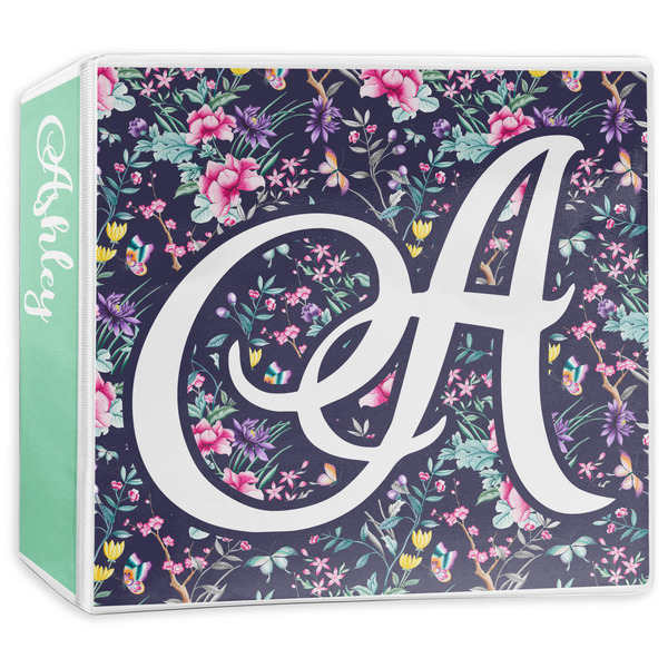 Custom Chinoiserie 3-Ring Binder - 3 inch (Personalized)