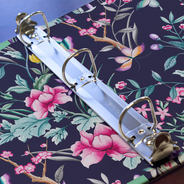 Chinoiserie 3 Ring Binders - Full Wrap - 1" - DETAIL
