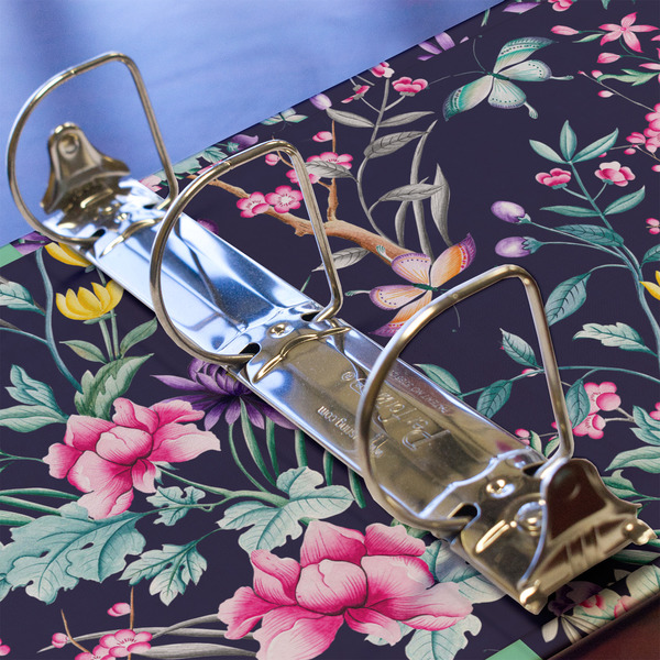 Chinoiserie 3 Ring Binders - Full Wrap - 2" - DETAIL