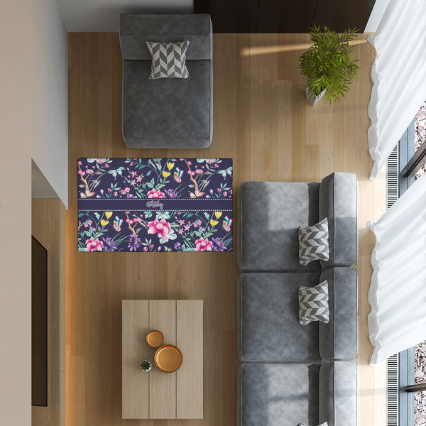 Chinoiserie 3'x5' Indoor Area Rugs - IN CONTEXT