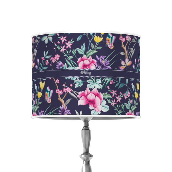 Custom Chinoiserie 8" Drum Lamp Shade - Poly-film (Personalized)