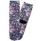 Chinoiserie Adult Crew Socks - Single Pair - Front and Back