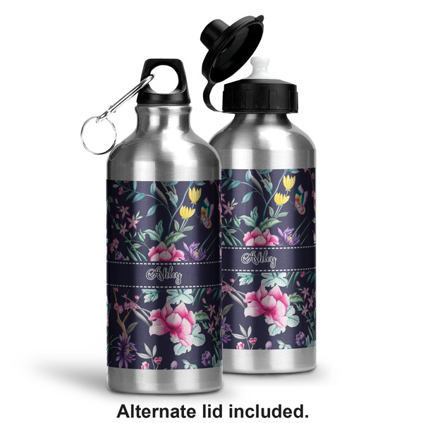 Chinoiserie Aluminum Water Bottle - Alternate lid options