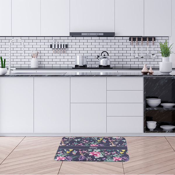 Chinoiserie Anti-Fatigue Kitchen Mats - LIFESTYLE