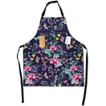 Chinoiserie Apron With Pockets w/ Name or Text