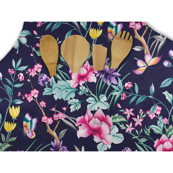 Chinoiserie Apron - Pocket Detail with Props