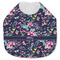 Chinoiserie Jersey Knit Baby Bib w/ Name or Text