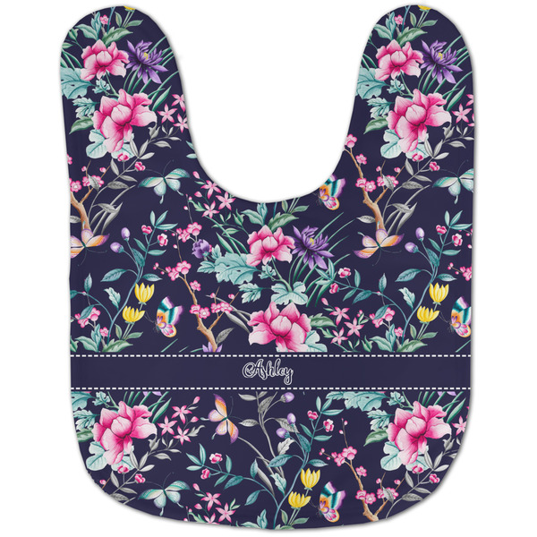 Chinoiserie Baby Bib - AFT flat