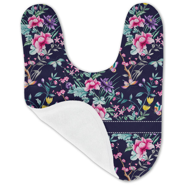 Chinoiserie Baby Bib - AFT folded