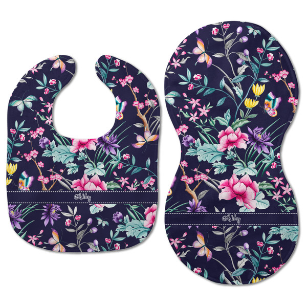 Chinoiserie Baby Bib & Burp Set - Approval (new bib & burp)