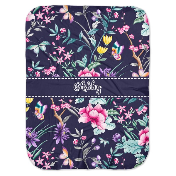 Custom Chinoiserie Baby Swaddling Blanket (Personalized)