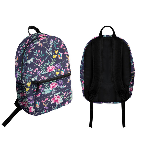 Chinoiserie Backpack front and back - Apvl