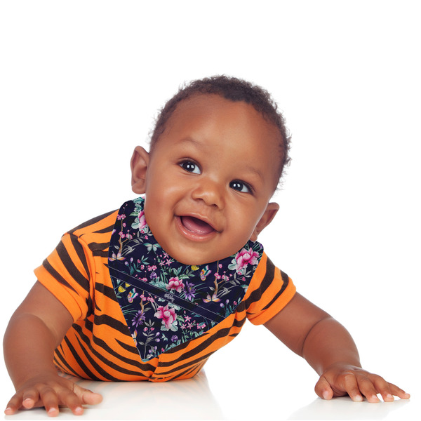 Chinoiserie Bandana Bib - (Lifestyle 1 boy)
