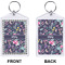 Chinoiserie Bling Keychain (Front + Back)