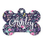 Chinoiserie Bone Shaped Dog ID Tag (Personalized)