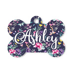 Chinoiserie Bone Shaped Dog ID Tag - Small (Personalized)