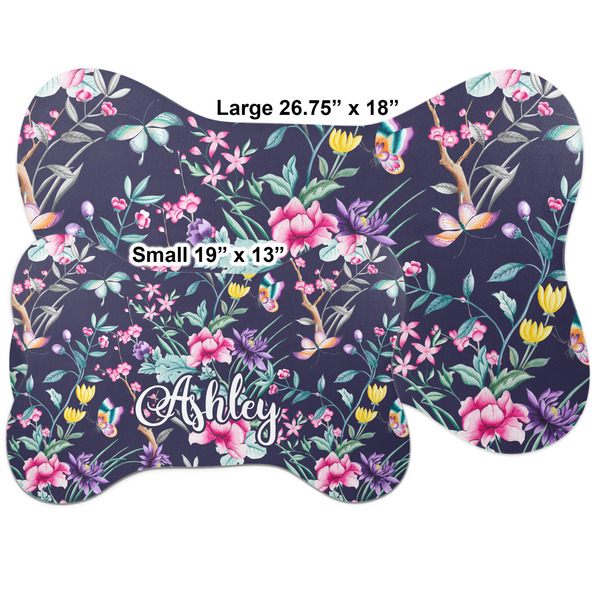 Chinoiserie Bone Shaped Mat Comparison