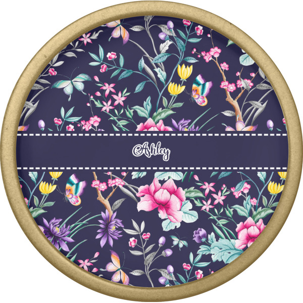 Chinoiserie Cabinet Knob - Gold - Front