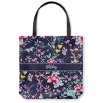 Chinoiserie Canvas Tote Bag - Small - 13"x13" (Personalized)