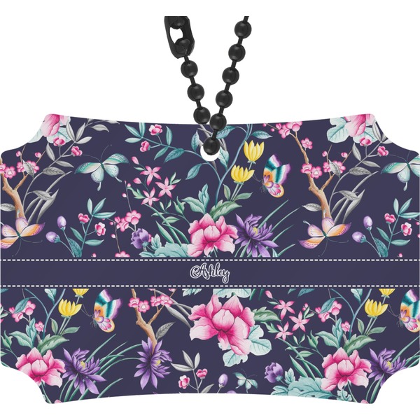 Custom Chinoiserie Rear View Mirror Ornament (Personalized)