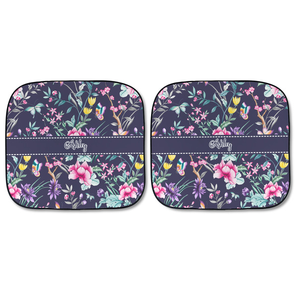 Chinoiserie Car Sun Shades - FRONT