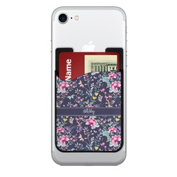 Chinoiserie 2-in-1 Cell Phone Credit Card Holder & Screen Cleaner (Personalized)
